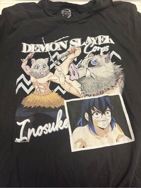 Demon slayer inosuke postcard tshirt size small